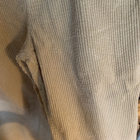 Wide Velvet beige pants from Zara - Picture 5 of 7